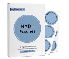 Maximum NAD NAD Boosting Vegan Non-Irritating Patches 1 Month Pack