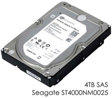 Seagate 4TB SAS Enterprise HDD 7.2K ST4000NM0025 3.5" 8.9cm Silver V706