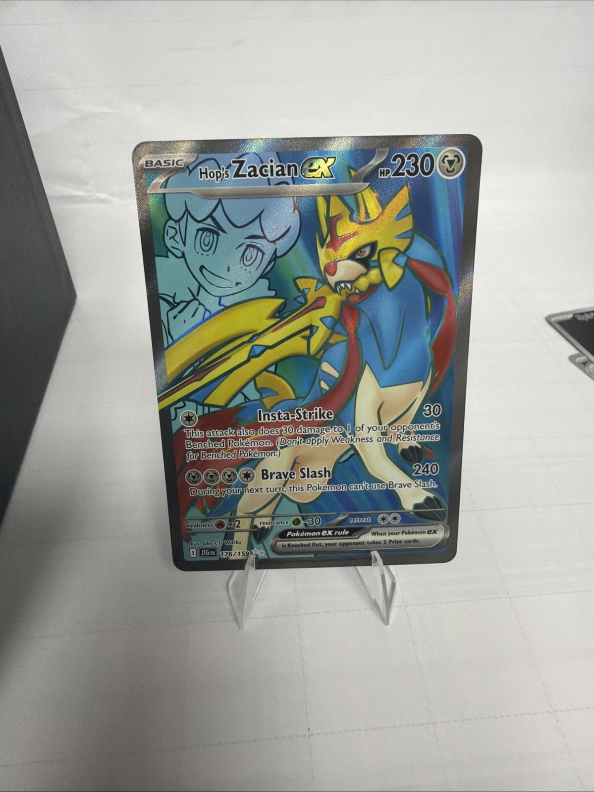 Pokémon TCG English SV09: Journey Together 176/159 UR Hop's Zacian ex NM