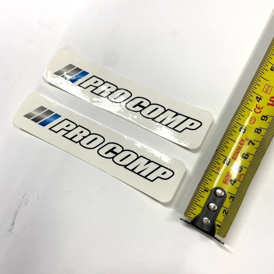 "Juego de calcomanías adhesivas de suspensión Pro Comp (juego de 2) juego de calcomanías adhesivas de 5,5"" x 1,25""" Foto 3 de 4