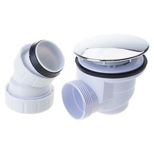 Shower Tray Waste Drain Trap Side Drain Low Profiles Shower Drain Easy Use