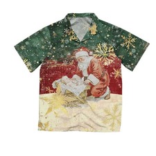 Xmas Christmas Holiday Hawaiian Shirt