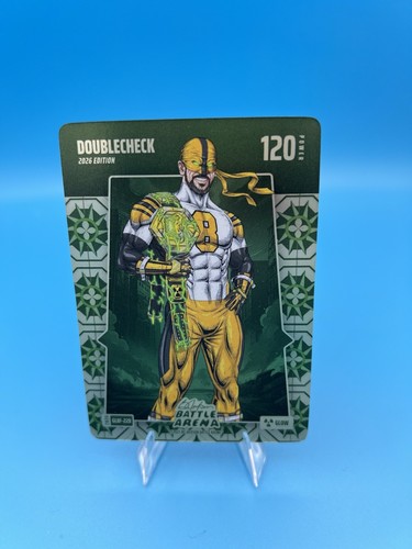 Aaron Rodgers – DOUBLECHECK Bo Jackson Battle Arena Green Linoleum #GLBF-228