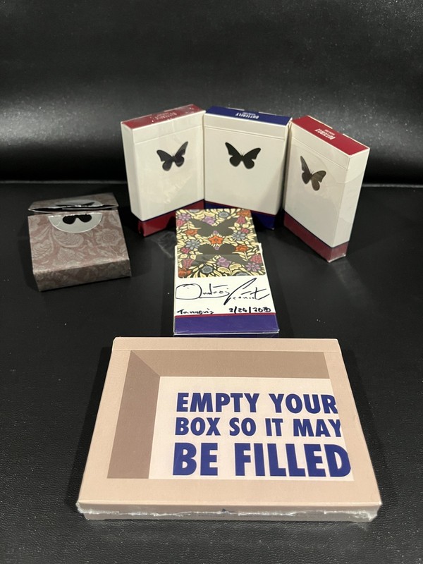 Butterfly Playing Cards by Ondrej Psenicka Lot (cardistry/magic) 1st Ed, 2nd Ed