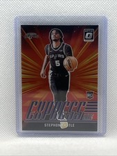 San Antonio Spurs - Stephon Castle - 24/25 Optic - Express Lane Purple - #1