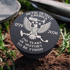 Metal Detecting Finds Box Coin  Ring Storage Jar America 250th Anniversary