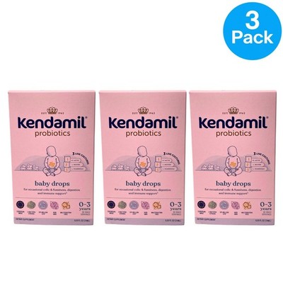 Kendamil Probiotics Baby Drops 0.25 OZ 3 Pack New Exp 10/14/2026