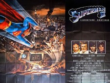 SUPERMAN II Christopher Reeve French 8 Panel BILLBOARD poster