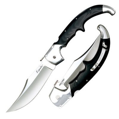 Lynn Thompson XL Espada Tri-Ad Lock Folding Knife AUS-8A