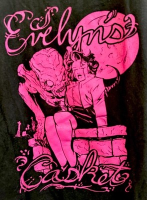 Evelyns Casket Horror Band Black T-Shirt Size XL