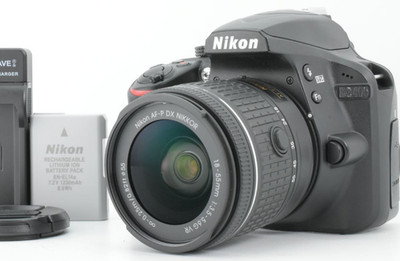 Nikon D3400 24.2MP DSLR Camera AF-P 18-55mm Lens 4613 Shots from Japan