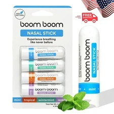 Boom Boom Nasal Stick | Enhance Breathing + Boost Focus | Breathe Vapor US-US