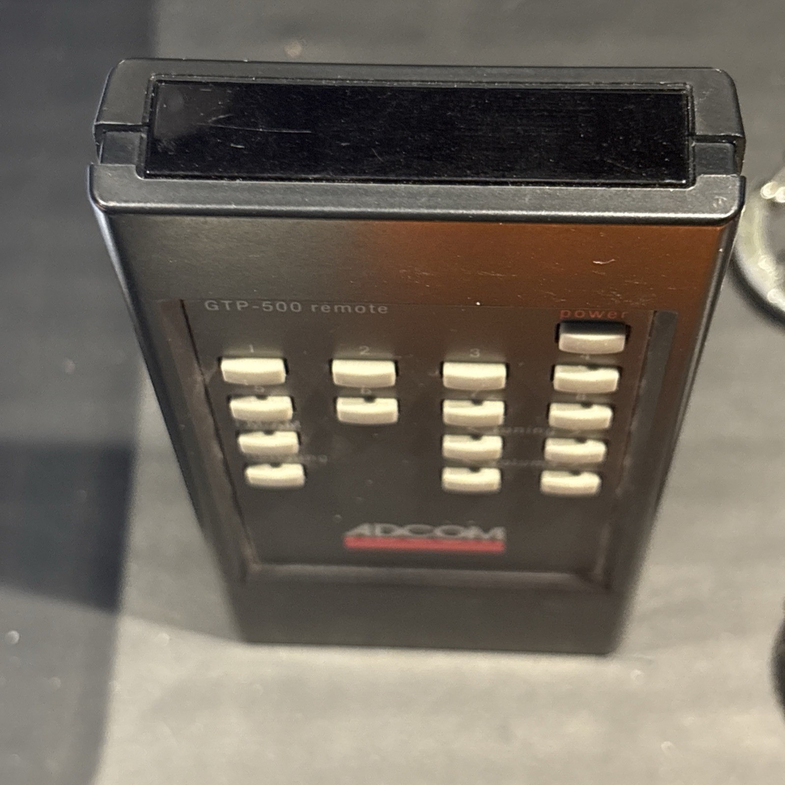 VTG RARE Adcom GTP-500 Black Audio Preamp Tuner Factory Remote Control TESTED