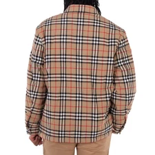 Burberry Archive Beige Vintage Check Wool Cotton Overshirt - Image 4 of 4
