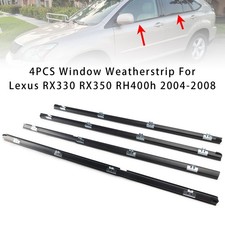 4pcs Window Weatherstrip For Lexus Rx330 Rx350 Rh400h 2004-2008