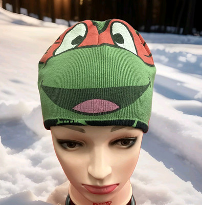 TMNT  TEENAGE MUTANT NINJA TURTLES  - RAPHAEL  BEANIE SKULL CAP-ONE SIZE