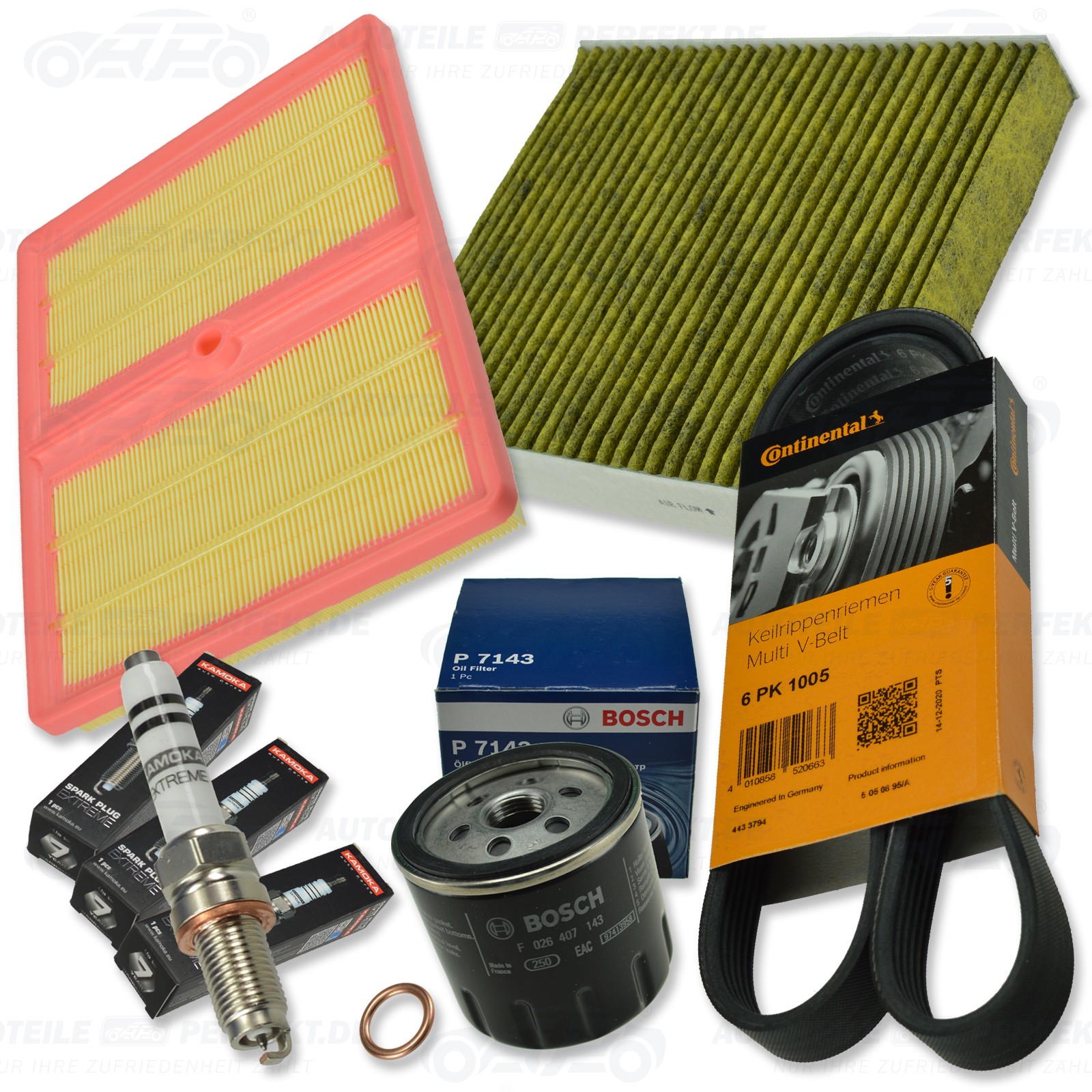 Filtersatz Wartungskit Inspektion Xxl (Ab) Vw Up! 1,0 Tsi 90PS-image