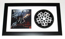 BLACK VEIL BRIDES BAND SIGNED FRAMED 'VINDICATE' CD COVER ALBUM COA ANDY x5