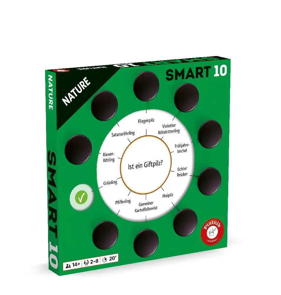Smart 10 100 Zusatzfragen Nature Piatnik Familienspiel Brettspiel Wortspiel - Bild 6
