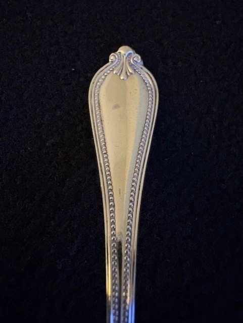 Toalla de plata esterlina Old Newbury 5" condimento dorado cucharón lavado sin monograma Foto 4 de 4