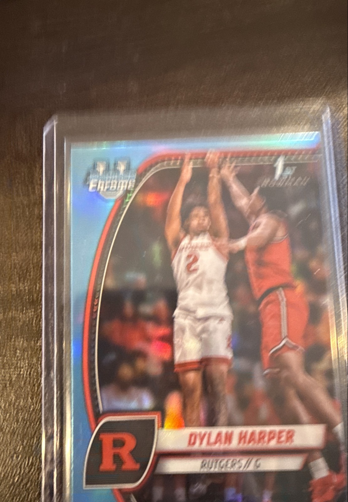 2024-25 Bowman University Chrome - Dylan Harper #22 Sky Blue Refractor (RC)