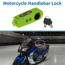 Motorcycle Handlebar Lock Universal Scooter Bike Handlebar Throttle Grip Green