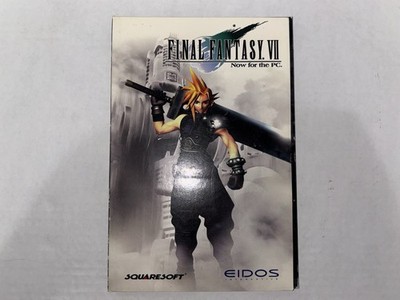 Final Fantasy VII PC SquareSoft Eidos, Manual Included, 3 Discs, READ DESCRIP