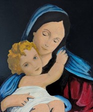 tableau madone et l'enfant
