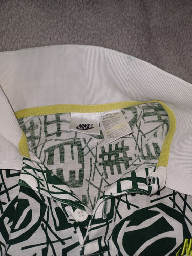 Vintage Nike Challenge Court t shirt 90s Aggasi Tenis Retro Polo Men's Sz S - Picture 4 of 6