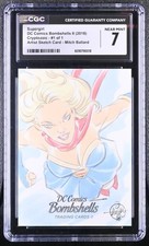 DC Comics Artist Sketch Card 1/1 - Supergirl - Mitch Ballard -H29