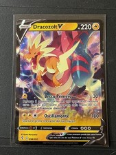 CARTA POKÉMON - DRACOZOLT V 058/203 - ULTRA RARA ITA - EVOLUZIONI ETEREE