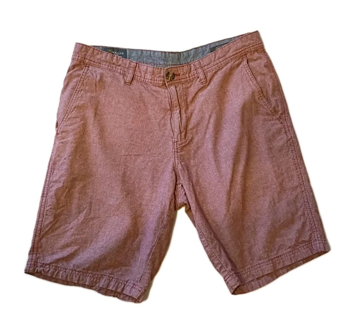 Wallin & Bros. Shorts Men’s 34 Purple Pink Chino Preppy Golf Casual