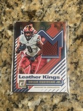 2025 Panini Donruss Football #LK-BRJ Brian Robinson Jr. Leather Kings Patch /425