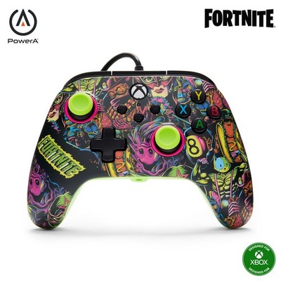 POWERA Advantage Wired - Fortnite Glow Controller Mehrfarbig für Xbox Series S,