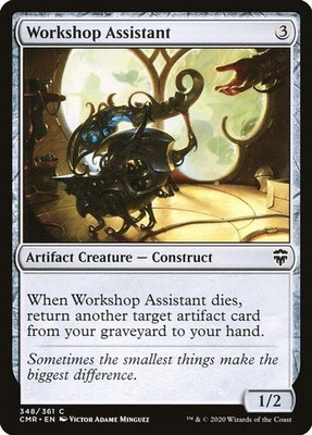 2020 Magic: The Gathering: CMR - Workshop Assistant (#348, C, Near Mint)