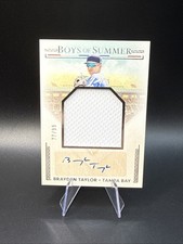 2024 Panini Boys of Summer Jumbo Relic Auto Brayden Taylor /99