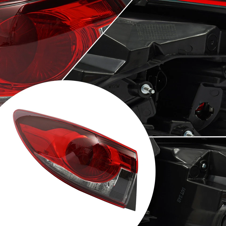 Halogen Tail Light Left Driver Side Outer Rear Lamp For 2014-2017 Mazda 6 - Image 3 of 4