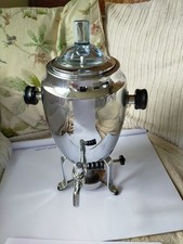 wmf verchromt Coffee Percolator Samovar Kettle Spirit Burner Chrome Plate  1.75l