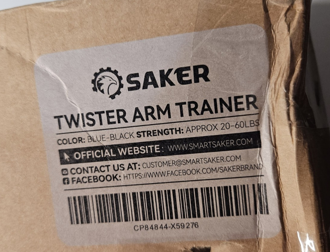 Saker Twister Arm Trainer - Black/Blue (Open - Box / New / Damaged Packaging)