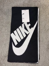 Nike Reversible Futura Club Sport Neck Scarf Black White N1002946-010 New W Tags