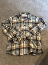 Vintage Sears Flannel Shirt Size Large Plaid 80s 90s USA Outdoors Nature Cotton