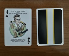 Boston Bruins Hockey Heroes Playing Card 4 Of Clubs Frank Brimsek