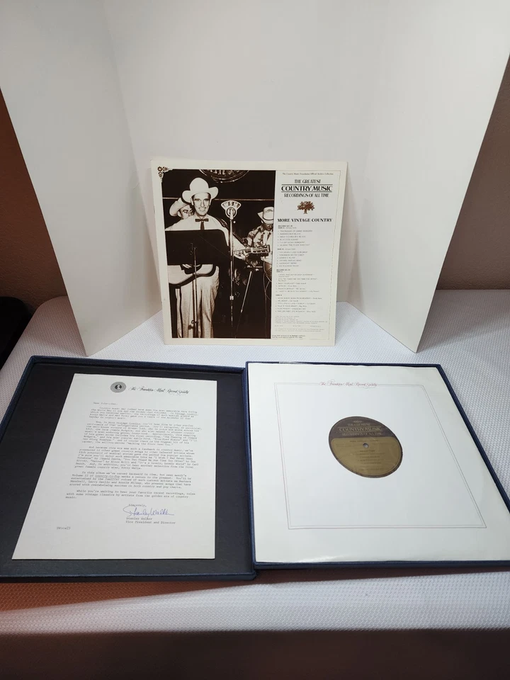 Franklin Mint Colored 2 LP the Greatest Country Music Recordings of All Time - Image 2 of 4