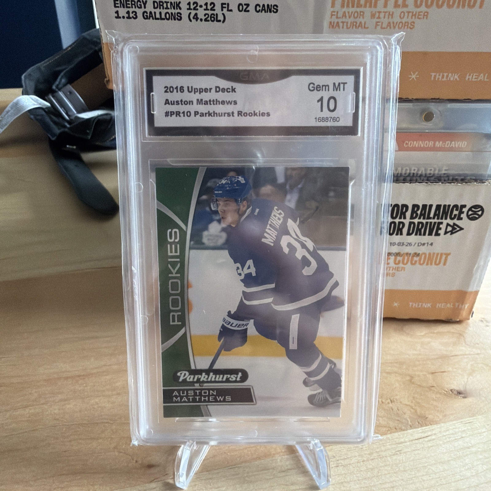 2016-17 Upper Deck - Parkhurst Rookies Previews Auston Matthews #PR-10 (RC) view 1