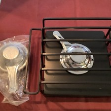Calentador de alimentos Selandia Design en hierro forjado con 2 quemadores de alcohol