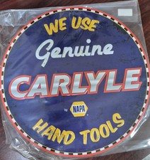 Napa We Use Genuine Carlyle Hand Tools Metal Sign New In Wrapping.