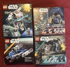 Lot Of 4 BRAND NEW LEGO Star Wars Sets Microfighters In Sealed Boxes Luke Rex