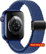 Slim Magnetic Braided Nylon Sport Loop Band 38mm 40mm 41mm 42mm 44mm 45mm 46mm 4