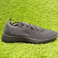Allbirds Wool Runners Mens Size 8 Black Athletic Running Walking Shoes Sneakers