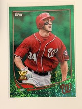 2013 Topps - Bryce Harper #1 Emerald Foil